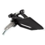 Left Rider Footpeg with Bracket for SY125-10, SY125-10-E5, SY125-10-SE-E5 Black