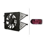 Radiator Fan 8EW366420-411 Hella Cooling 6R0121207 6R01212079B9