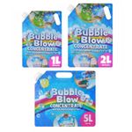 Bubble Liquid Concentrate Refill Pouches Mix with Water for Machines Events