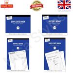 DUPLICATE INVOICE RECEIPT BOOK 80 NUMBERED PAGES HALF FULL SIZE BILL BOOK CASH