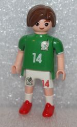 Playmobil Femexfut Mexico " 14 Marcel Ruiz " World Cup 2026 Limited Edition Football