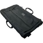 Tumi Black Garment Bag Travel Trip Organizer With Hangers Handles and Zippers