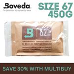 Boveda 62% Size 67 450g 2 Way Humidity Control Packs- Save 30% with Multibuy