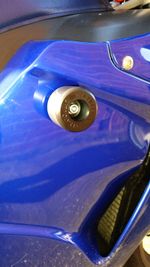 HONDA CBR1100XX BLACKBIRD M6 FAIRING MOUNTED CRASH MUSHROOMS SLIDERS BUNGS  R8C1