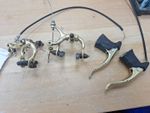 Galli Gold Callipers Original Includes Brake Levers, Good Condition