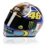 Valentino Rossi VR46 1:5 Scale Moto GP Mini Helmet Misano 2009