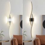 Rechargeable Wireless Wall Light Modern Wave bar Battery Wall Sconce Dimmable