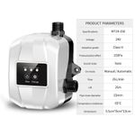 32L/min Smart Shower Pump Silent Automatic Booster Water Pump Bathroom 150W