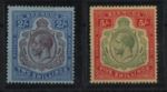 Bermuda 1918 KG V - 2/- & 5/- Mint LH
