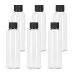 100ml  Travel Bottles Holiday Toiletries Screw Top UK Made 30% Recycled Plastic
