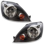 Headlights Ford Fiesta ST Mk6 2005-2009 Grey Inner Headlamps 1 Pair Left & Right