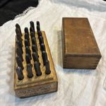 Vintage Miller’s Falls Greenfield Mass Steel Letter & Number Stamp Punch Set 1/8