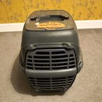 Pets at Home Small Plastic Pet Carrier Case/Crate/Pod Plastic Door Grey