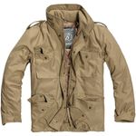 BRANDIT CLASSIC M65 MILITARY FIELD JACKET VINTAGE MENS COAT TRAVEL PARKA CAMEL