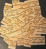 Postage Stamps 4 Crafting: 1920s 6c J Garfield; San Francisco CA Cancel; 50 Pcs