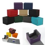 For Topps, Panini TCG PTCG Cards PU Storage Case Flip Card Holder Storage Box