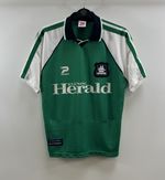Plymouth Argyle Home Football Shirt 1999/00 Adults Medium Patrick A888