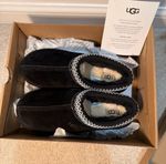 Black Low Ugg Tasman Suede Shoes, Uk Size 10,Brand New, With Box, Unisex Shoe.