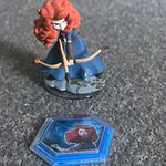 Disney Brave Merida Figurine with Display Base & Hex Token Piece
