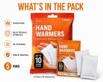 FERRIS Hand Warmers 10 Pack Air Activated Instant Heat Up To 10 Hours Outdoor