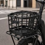 Front Bike Basket Molded Electric Bike Basket Flat Base