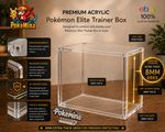 Pokemon Elite Trainer Box ETB Acrylic Magnetic Display Case UV Protection - 8mm