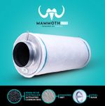 Mammoth Lite Carbon Filters 4 5 6 8 10 12 Inch Hydroponics Odour Removal RC 48