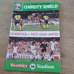 1980 Charity Shield Programme Liverpool V West Ham United Mint Condition 