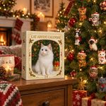 Adorable Cat Advent Calendar Blind Box  - Ornaments for Daily Surprises & Decor