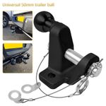 Tow Bar Ball and Pin Coupling 50mm Tow Hitch E approved 3.5t Tow Jaw 3500kg New