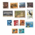 Northern Rhodesia - Zambia postage stamps x 14