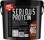 SERIOUS PROTEIN – Protein Powder – 4kg – Low Carb – Supports Lean Muscle Growth 