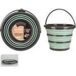 Collapsible Folding Silicon Plastic Bucket Kitchen Garden Camping Water Carrier