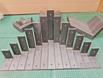 2 x Heavy Duty Solid Steel 90 Degree Angle 'L' Brackets Industrial Rustic Shelf