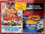CONVOY / SWEENEY 2 ORIGINAL UK QUAD DOUBLE BILL FILM POSTER 1978 - 20x40 Inches
