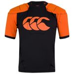 Canterbury Mens Vapodri Raze Flex Black Orange Protective Vest (Large)