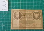 POLAND 1000 MAREK 1919 P 22. XF CONDITION. 9RW 20AGO