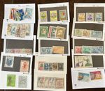 AMAZING COLOMBIA LOT OF SETS & SHORT SETS STAMPS IN GLASSINES COLLECTION #9