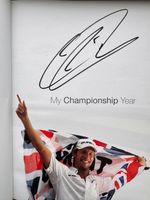 Jenson Button Hand Signed Championship Year Formula 1 Book & PSA QO Card + COA