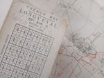 WW1 BATTLE OF THE SOMME TRENCH MAP (DELVILLE WOOD, MONTAUBAN, GUILLEMONT etc)