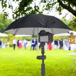 Adjustable Camera Umbrella with Clip Fittings Professional Stand Rainy Holder ><
