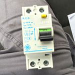 GE Fixed RCD 40A 240V AC 2-Pole Type AC DIN Rail V/304-024101