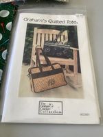 Kit to Make Hold All Bag. Quilted Pieces and Other Accessories. New.