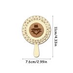 Decoding Wheel with Handle Compact Decoding Wheel Alphabetical for Gamers