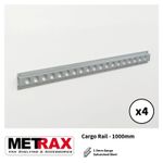 4x Cargo rail 1000mm (4m) lashing track load restraint van racking *OFFER*