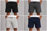 Mens Shorts Boys Joggers Running Zip Pockets Gym Jogging Jersey Drawstring New
