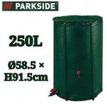 Parkside 250L Collapsible Water Butt Tank Ø58.5 x H91.5cm Rainwater Garden