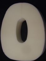 MEMORY FOAM RING CUSHION - DOUGHNUT PRESSURE RELIEF DONUT - POST NATAL/PILES