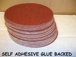 150mm 6 inch 6" Self Adhesive Sanding Discs 40 - 1000 Grit Sticky Backed Pad