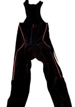 FDX Men Reflector Cycling Bib Tights Winter Thermal Padded Hi Viz Cycling Size L
